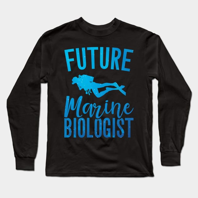 Future Marine Biologist Long Sleeve T-Shirt by captainmood